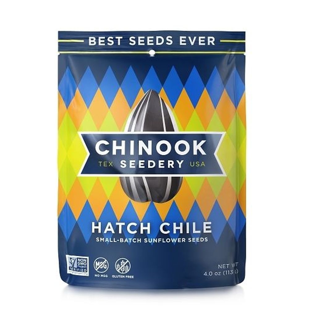 Chinook Seedery Hatch Green Chile Sunflower Seeds, 4 Ounce -- 12 per case