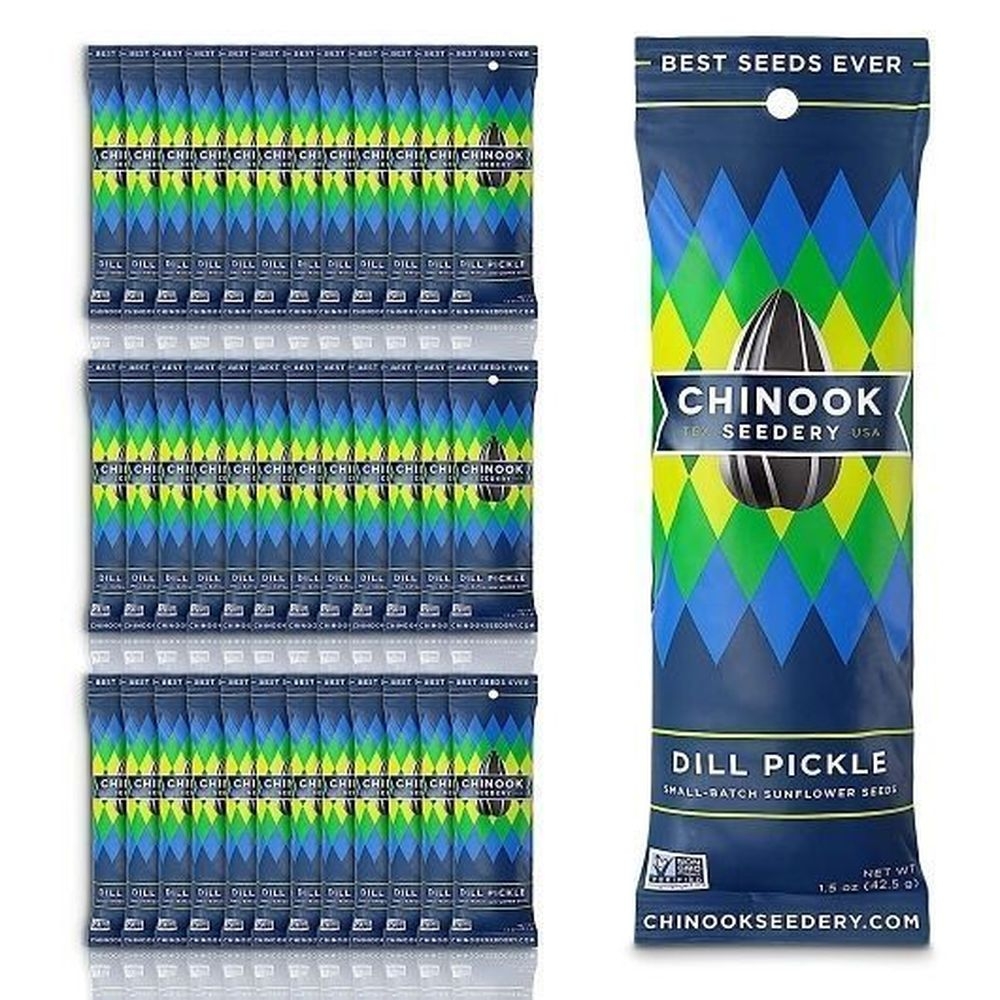 Chinook Seedery Dill Pickle Sunflower Seeds, 1.5 Ounce -- 36 per case