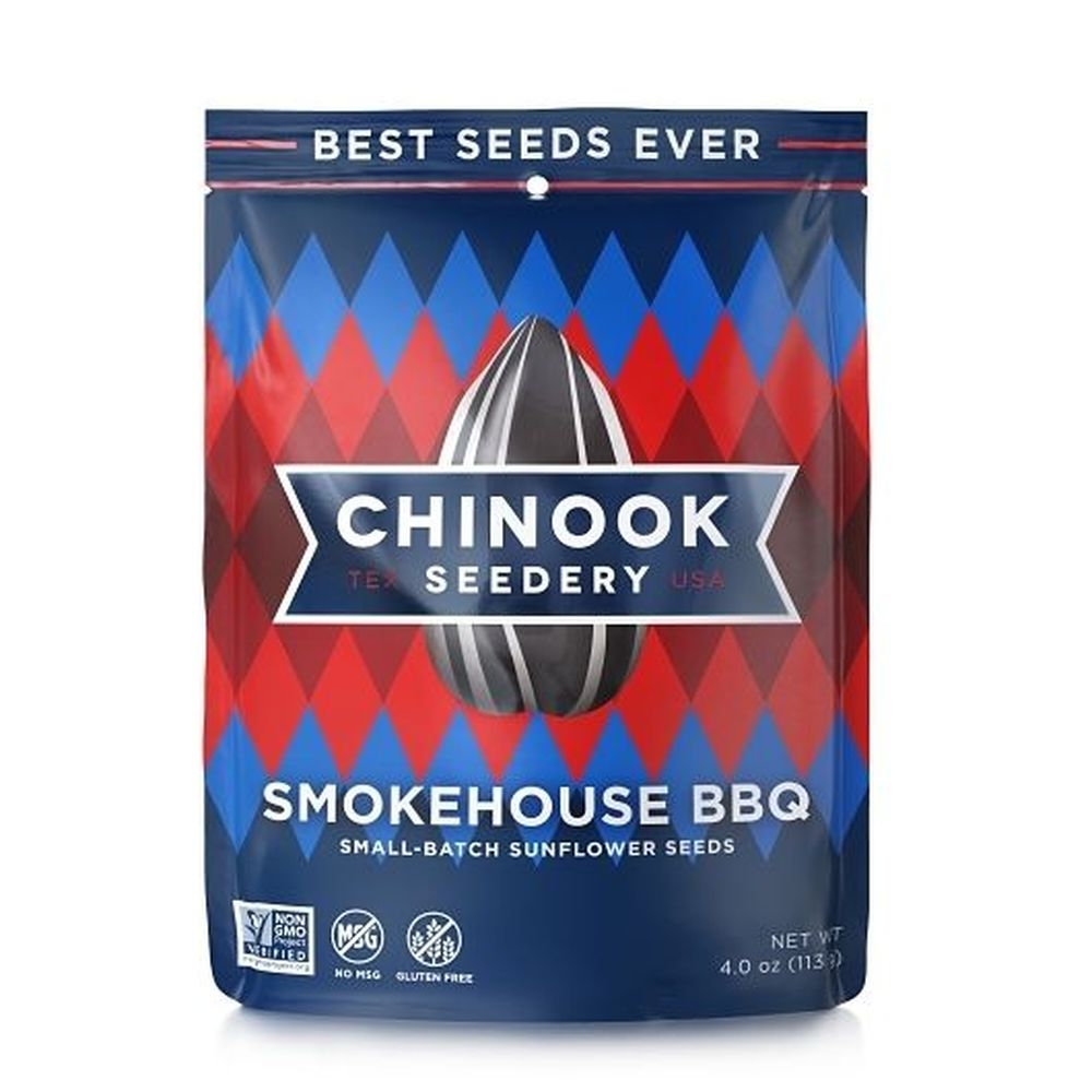 Chinook Seedery Smokehouse Bbq Sunflower Seeds, 4 Ounce -- 12 per case