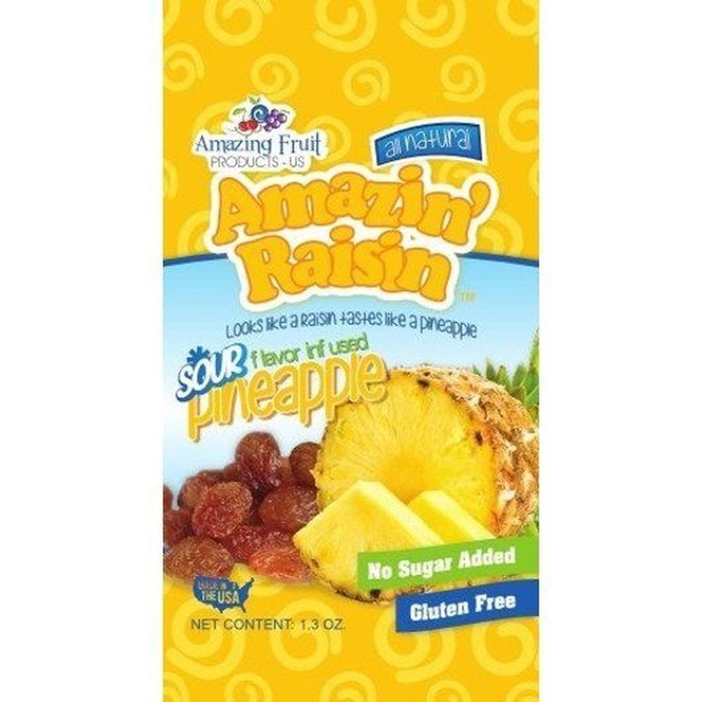 Amazin Raisin - Infused Pineapple, 1.3 Ounce -- 250 per case