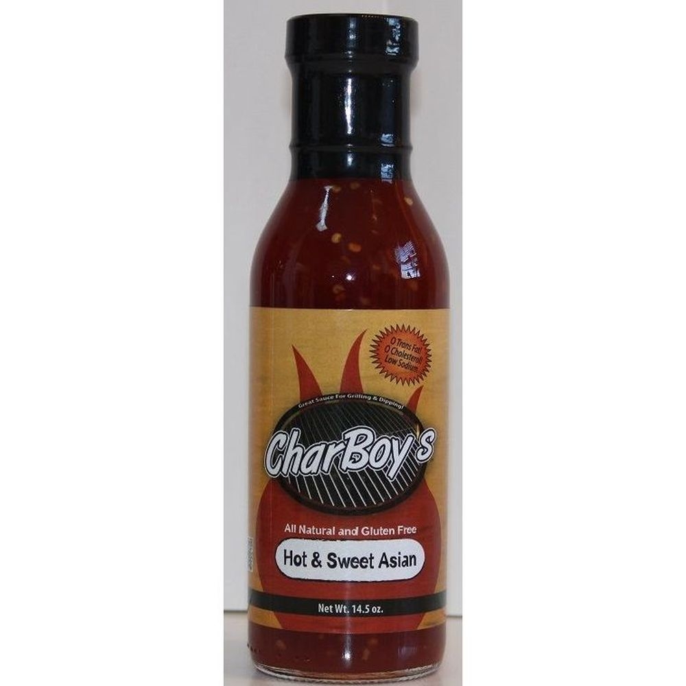 Charboys Hot and Sweet Asian Sauce and Marinade, 14.5 Ounce -- 12 per case
