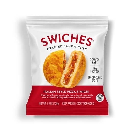 Swiches Individually Wrapped Italian Style Pizza Sandwich, 4.5 Ounce -- 72 per case