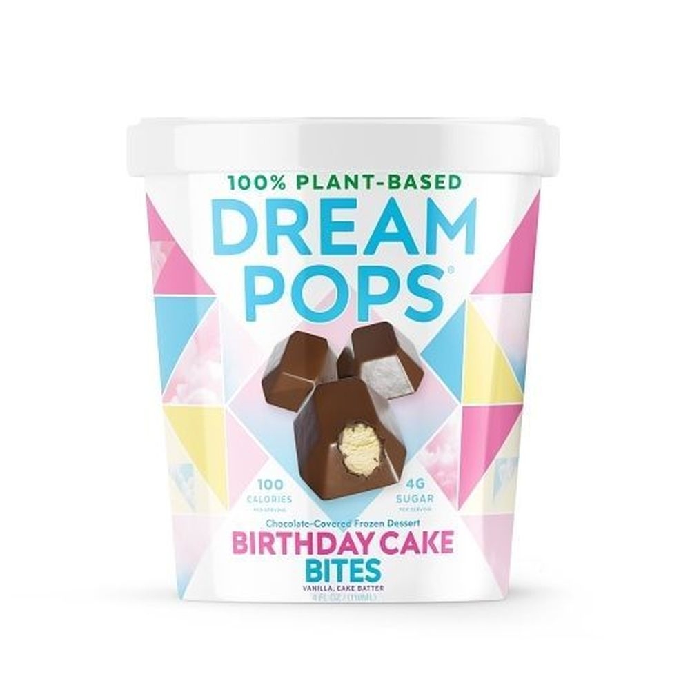 Dream Pops Birthday Cake Bites, 4 Fluid Ounce -- 12 per case