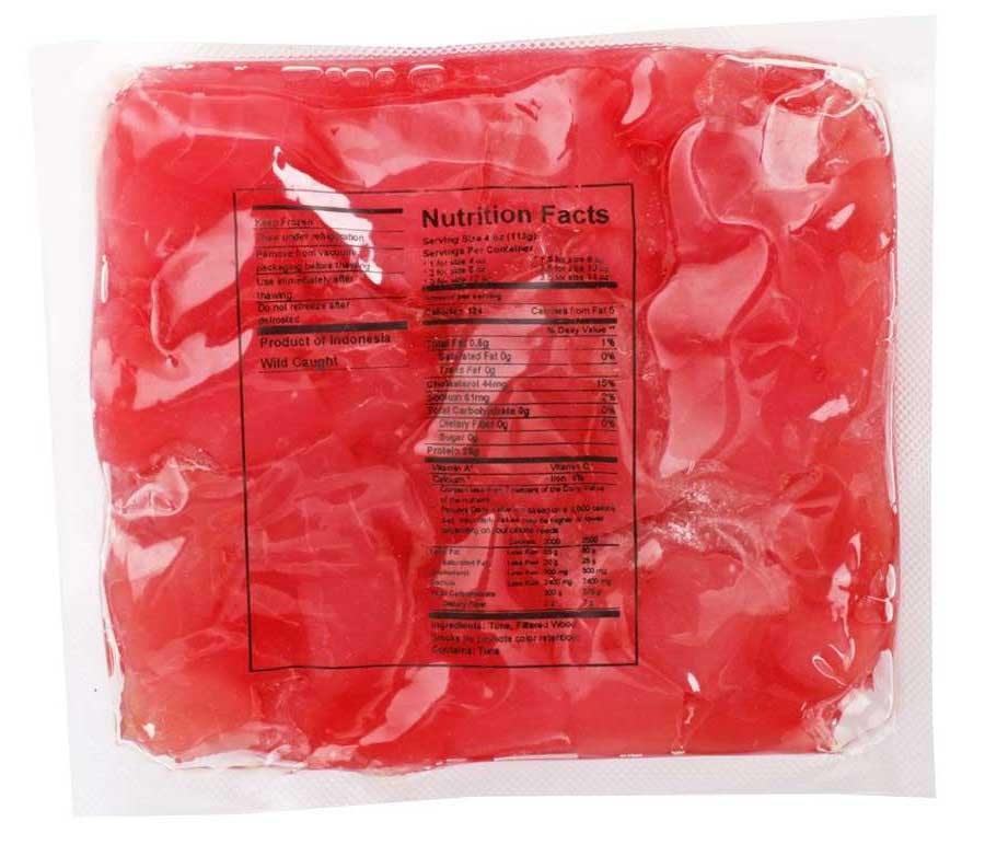 Ricewrap Raw Tuna Poke Cubes, 6 Pound
