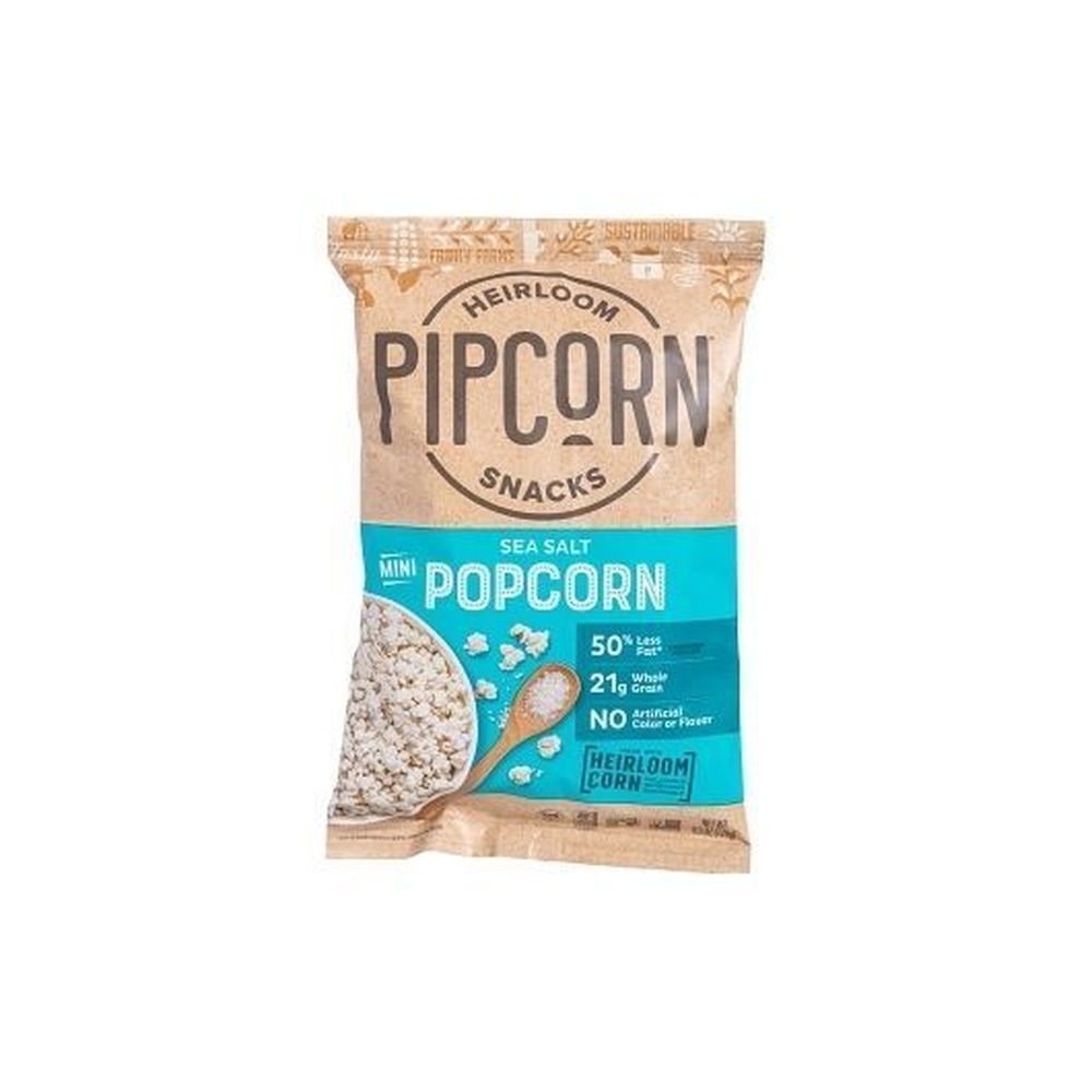 Pipcorn Heirloom Sea Salt Mini Popcorn, 4.5 Ounce -- 12 per case