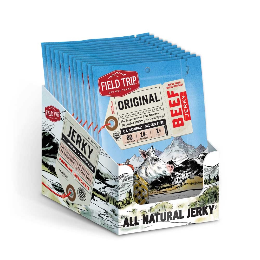 Field Trip Original Beef Jerky, 1 Ounce -- 12 per case.