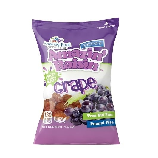 Amazin Raisin Sweet Blast Grape Infused Raisins, 1.5 Ounce -- 250 per case