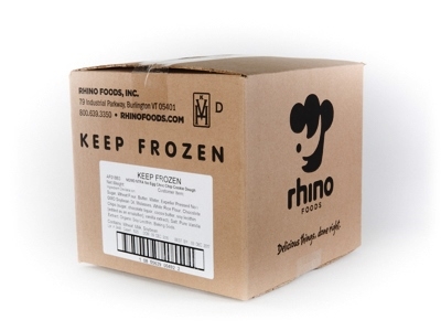 Rhino Foods No Egg Chocolate Chip Cookie Dough, 15 Pound.