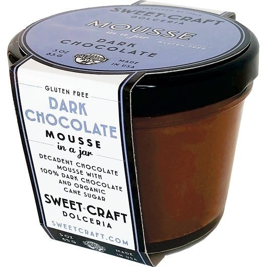 Sweet Craft Dolceria Dark Chocolate Mousse, 3 Ounce -- 12 per case