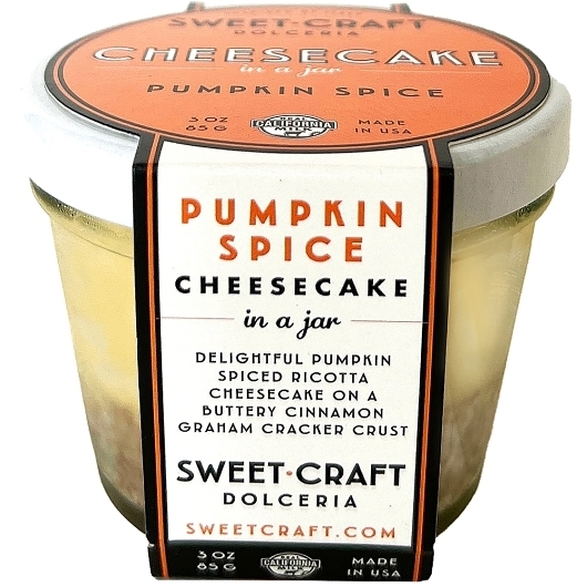 Sweet Craft Dolceria Pumpkin Spice Cheesecake, 3 Ounce -- 12 per case
