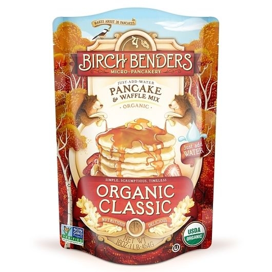 Birch Benders Organic Classic Pancake and Waffle Mix, 16 Ounce -- 6 per case