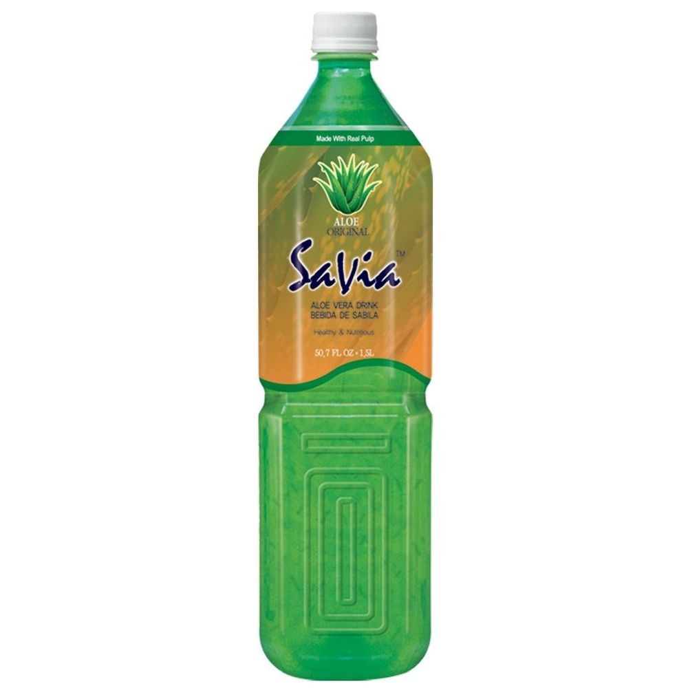 Savia Original Aloe Vera Drink, 1.5 Liter -- 12 per case