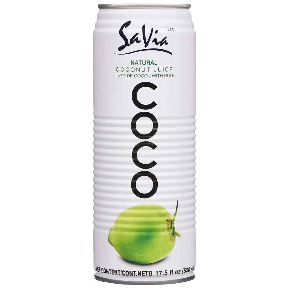 Savia Coconut Juice with Pulp, 17.5 Ounce Can -- 24 per case