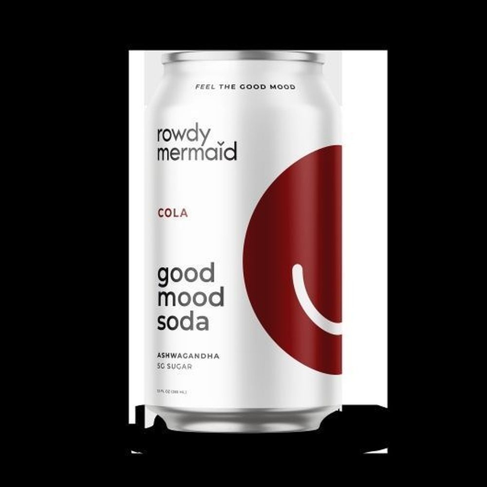 Rowdy Mermaid Cola Good Mood Soda, 12 Ounce -- 12 per case