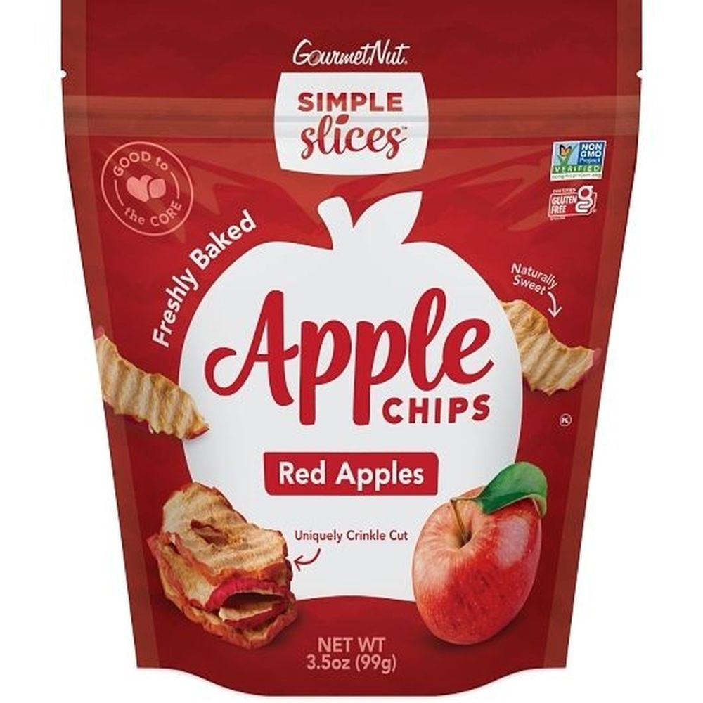 Simple Slices Red Apple Chips, 3.5 Ounce -- 6 per case