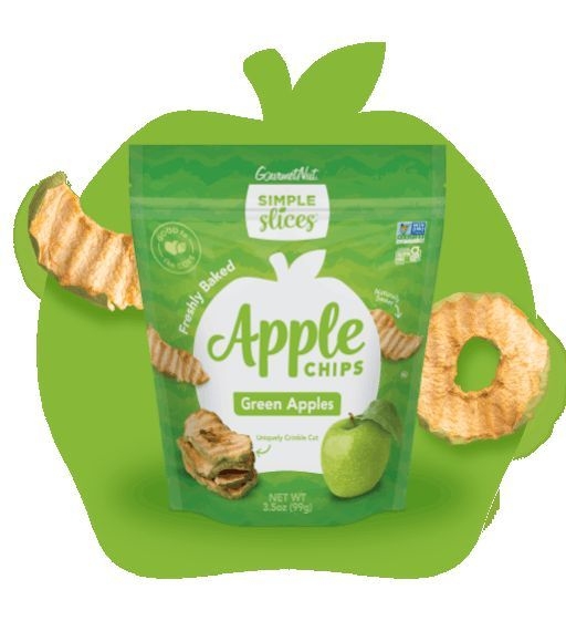 Simple Slices Green Apple Chips, 3.5 Ounce -- 6 per case