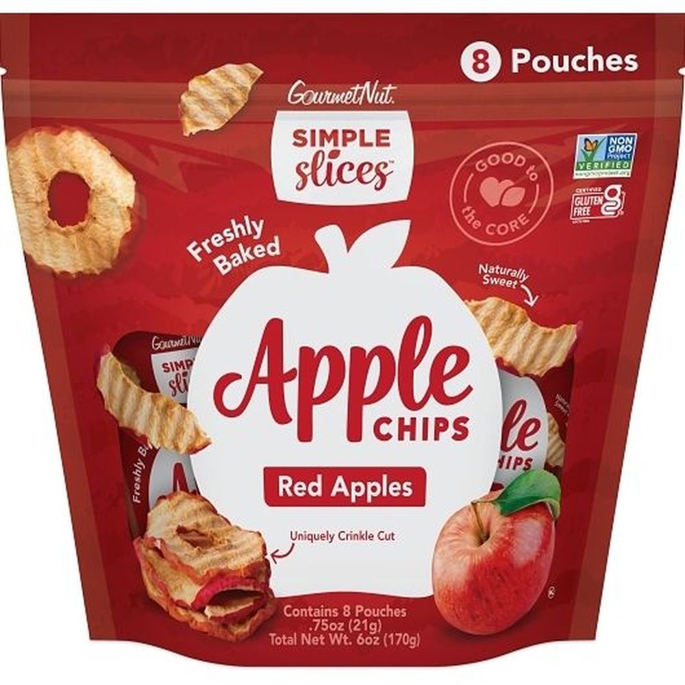 Simple Slices Red Apple Chips, 6 Ounce -- 6 per case