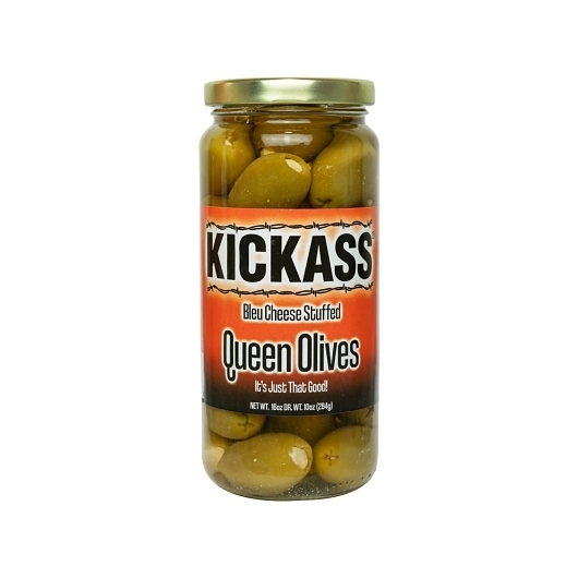 Kickass Bleu Cheese Stuffed Olives, 16 Ounce -- 12 per case