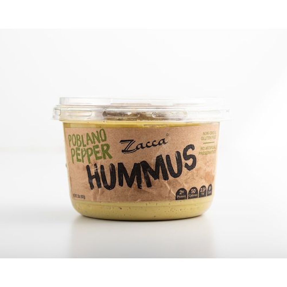 Zacca Poblano Pepper Hummus, 4 Pound