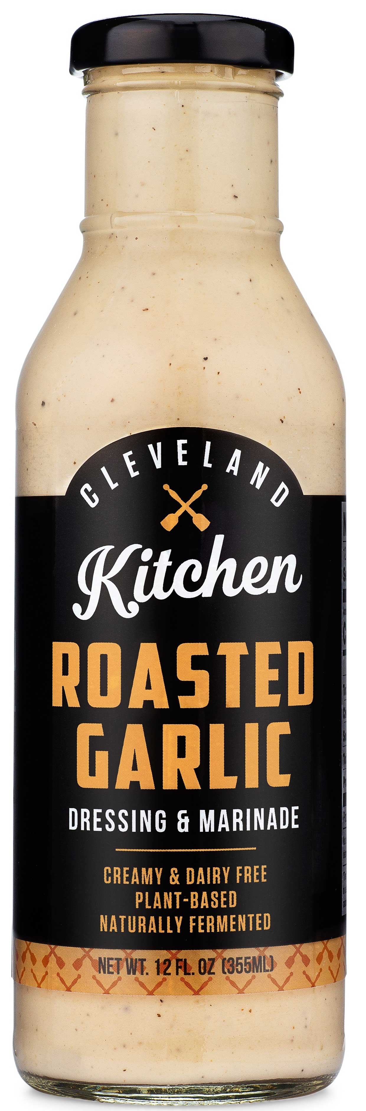 Cleveland Kitchen Roasted Garlic Fermented Dressing and Marinade, 12 Fluid Ounce -- 6 per case