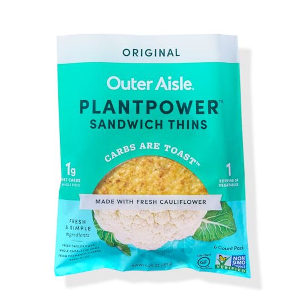 Outer Aisle Original Sandwich Thins, 6.75 Ounce -- 12 per case