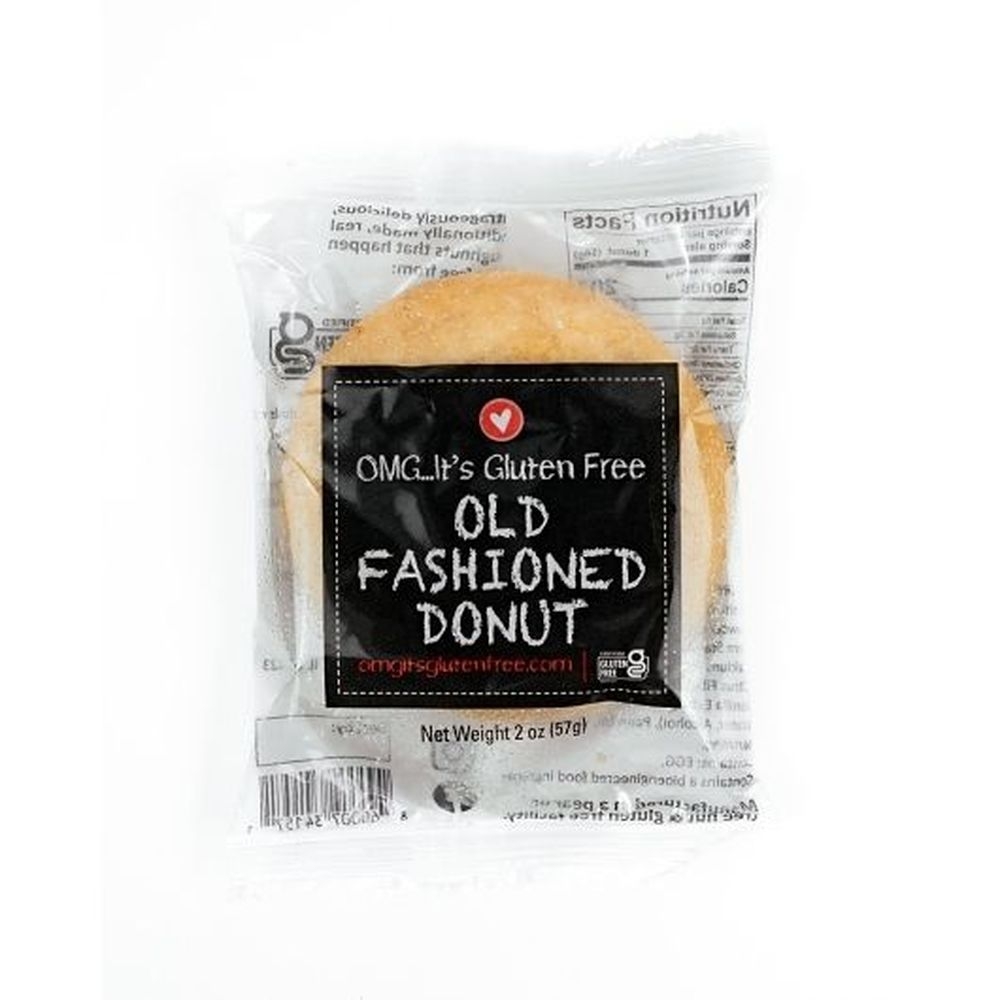 Omg Its Gluten Free Old Fashioned Donut, 2 Ounce -- 36 per case
