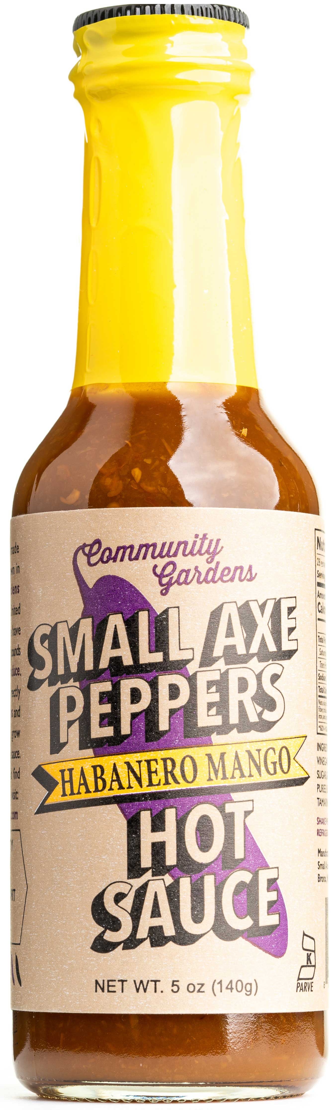 Small Axe Peppers Habanero Mango Hot Sauce, 5 Ounce -- 6 per case