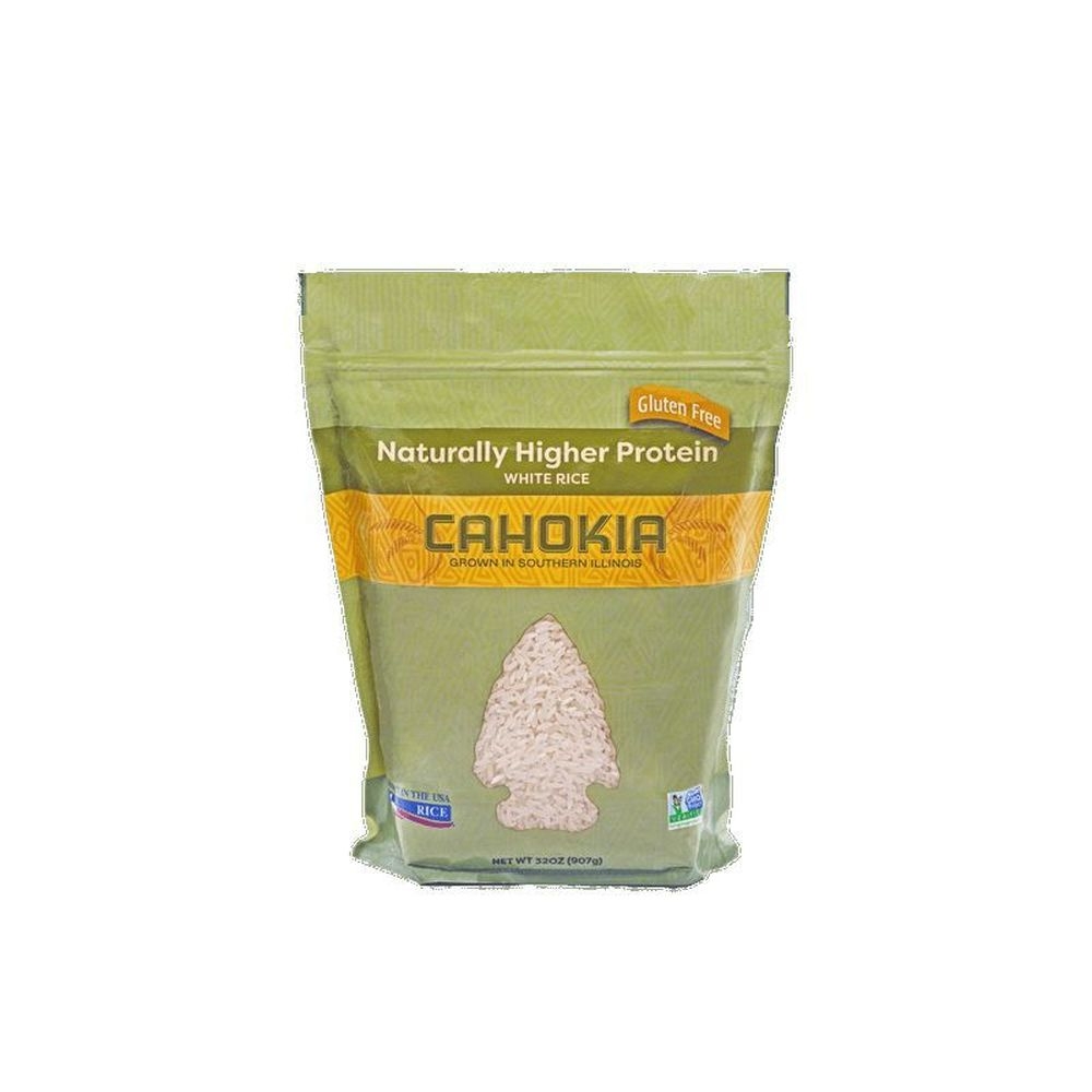 Cahokia Naturally High Protein White Rice, 2 Pound -- 6 per case