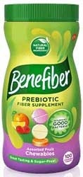 Benefiber Assorted Fruit Chewable Tablet - 100 count per pack -- 12 packs per case