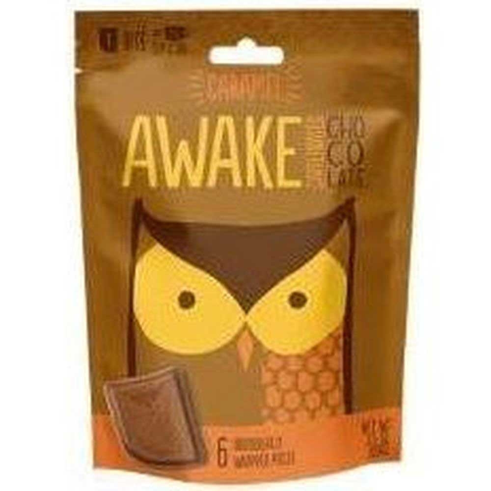 Awake Chocolate Caramel Milk Chocolate Bites - 6 count per pack -- 10 packs per case