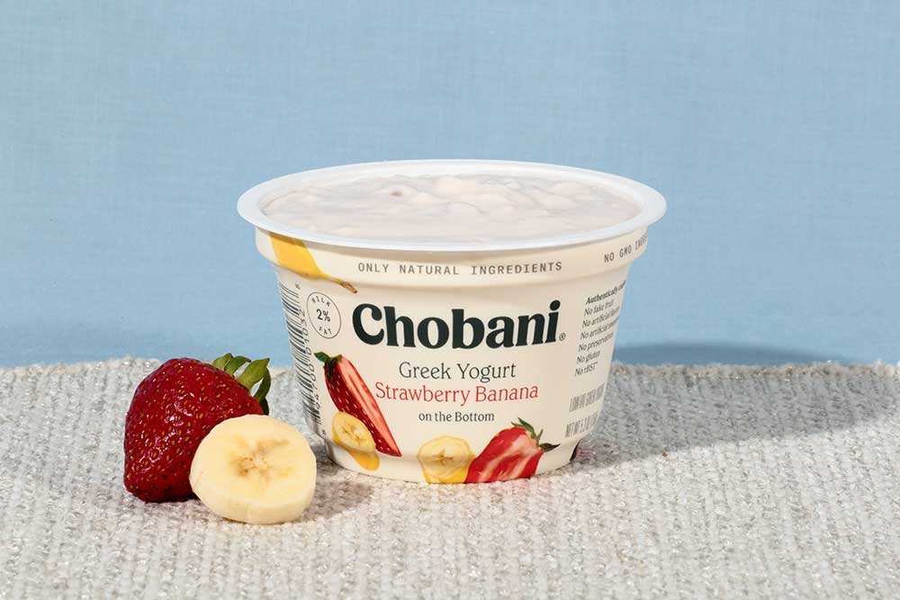 Chobani Strawberry Banana Greek Yogurt , 5.3 Ounce -- 12 per case