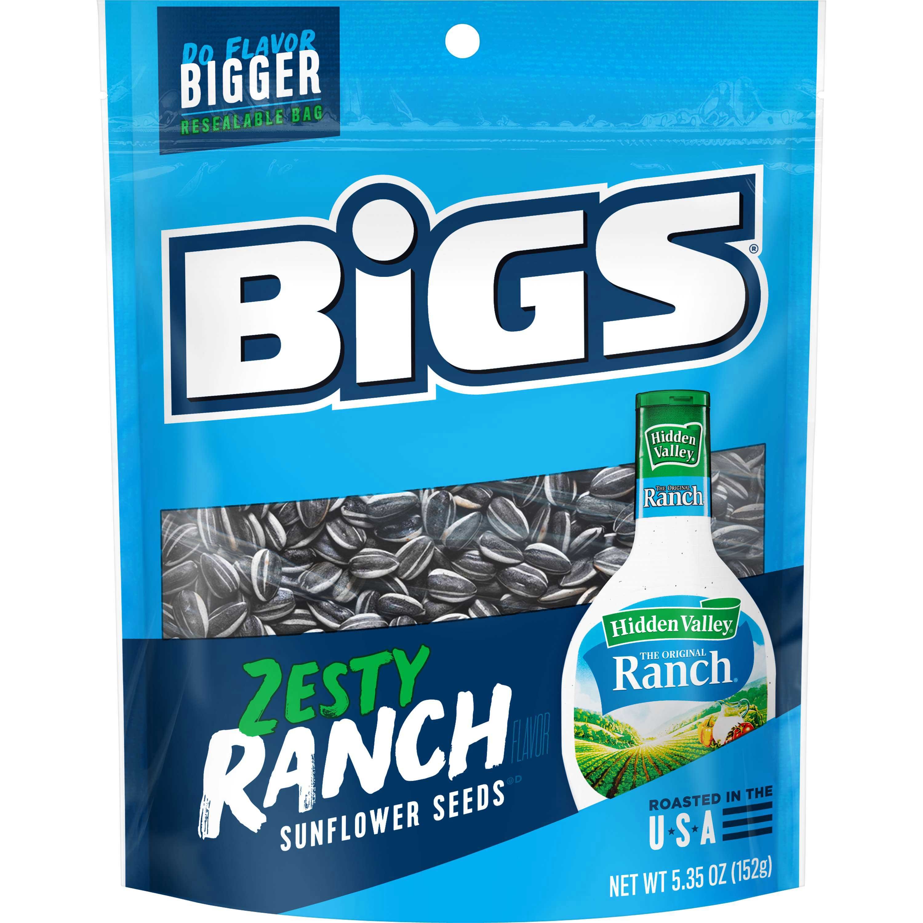 Bigs Hidden Valley Ranch Sunflower Seeds, 5.35 Ounce -- 12 per case.