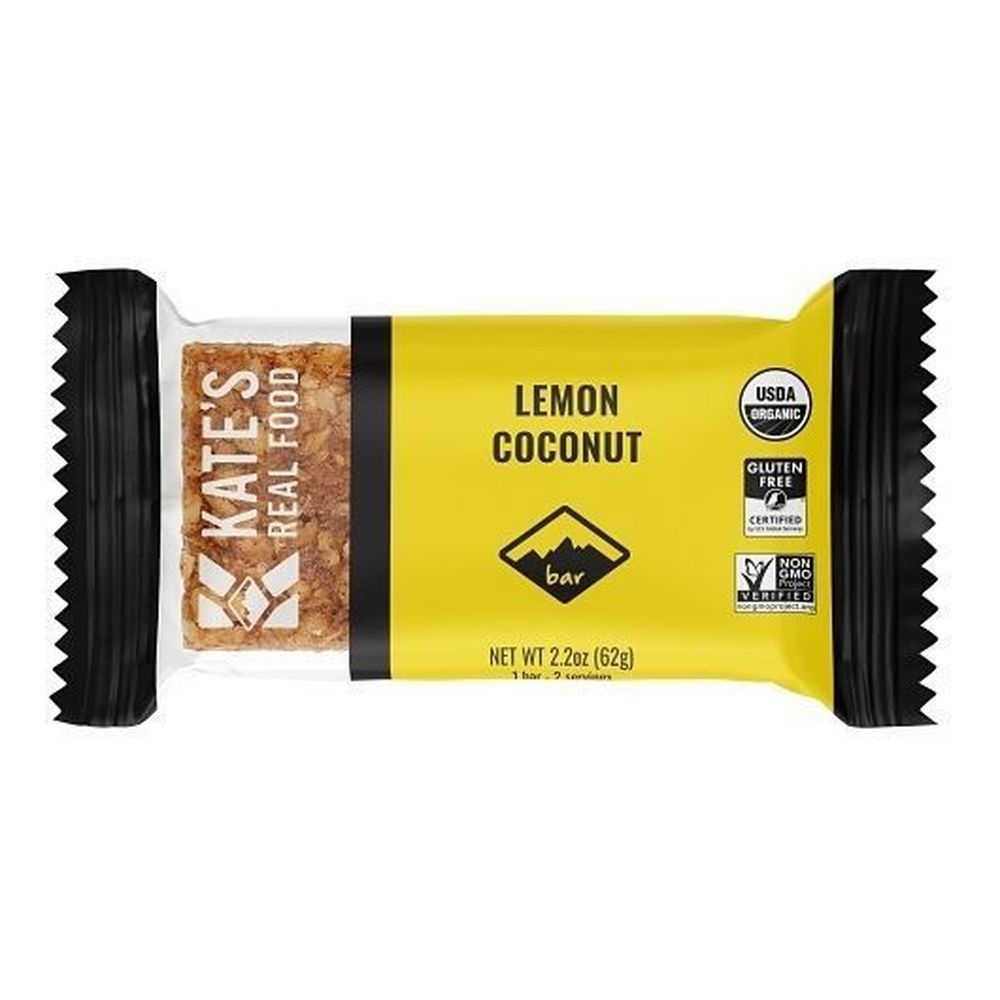 Kates Real Food Lemon Coconut and Ginger Bar, 2.2 Ounce -- 144 per case