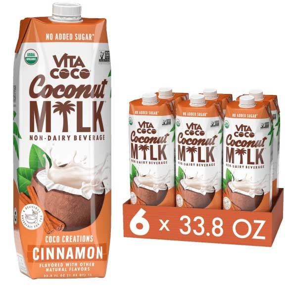 Vita Coco Coco Creations Cinnamon Coconut Milk, 33.8 Ounce - 6 count per pack -- 1 pack