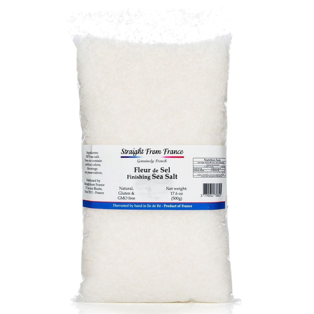 Straight From France Fleur de Sel, 17.6 Ounce -- 12 per case