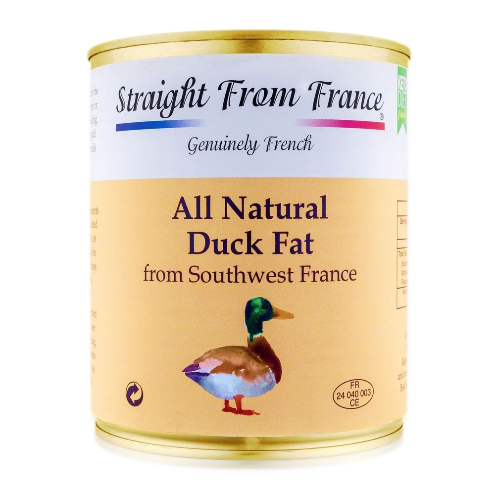 Straight From France All Natural Duck Fat, 24.5 Ounce -- 6 per case
