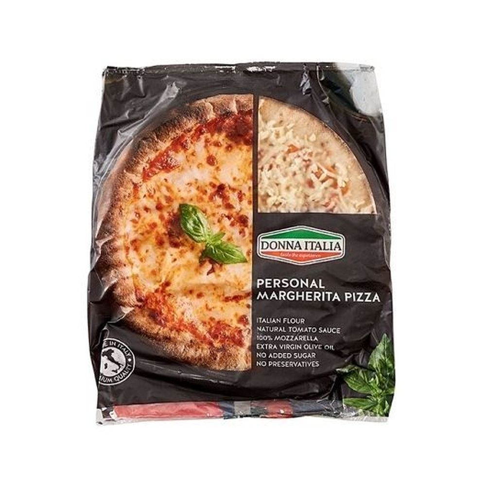 Donna Italia Personal Margherita Pizza -- 24 per case