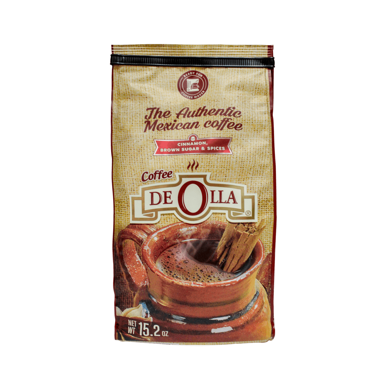 Cafe De Olla Cinnamon Brown Sugar and Spices Coffe, 15.2 Ounce -- 10 per case.