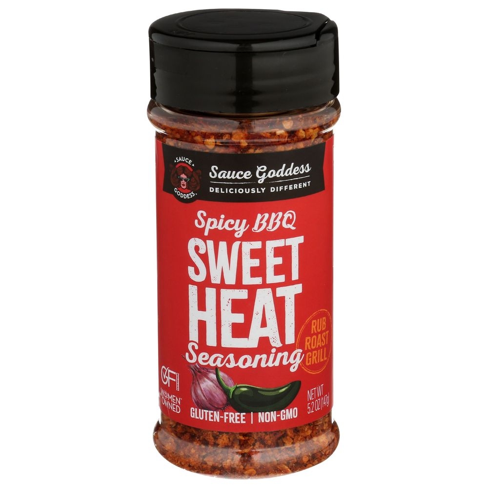 Sauce Goddess Spicy BBQ Sweet Heat Seasoning, 5.2 Ounce -- 6 per case