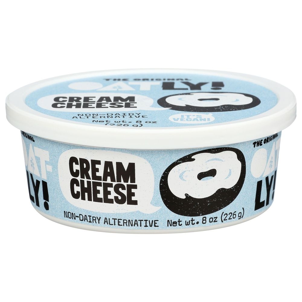 Oatly Plain Non Dairy Cream Cheese, 8 Ounce -- 6 per case