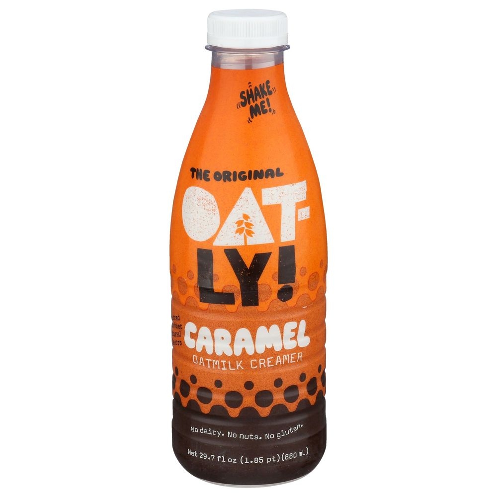 Oatly The Original Caramel Oatmilk Creamer, 29.7 Fluid Ounce -- 6 per case