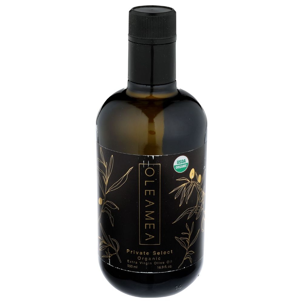 Oleamea Organic Private Select Extra Virgin Olive Oil, 500 Milliliter -- 6 per case