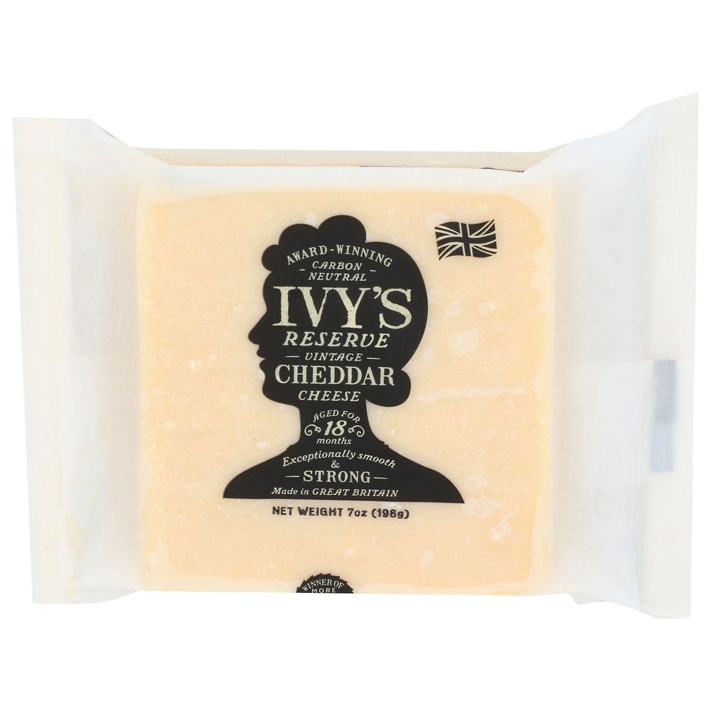 Wyke Farms Ivys Reserve Vintage Cheddar Cheese, 7 Ounce -- 9 per case