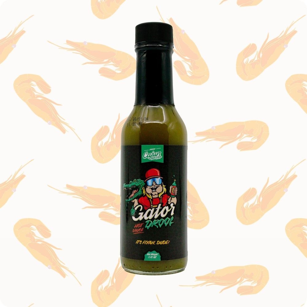 Cajun Two Step Gator Drool Hot Sauce, 5 Ounce -- 12 per case