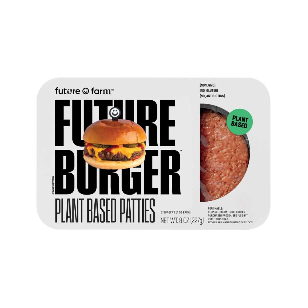 Future Farm Meat Plant-Based Burger Patties , 4 Ounce -- 36 per case
