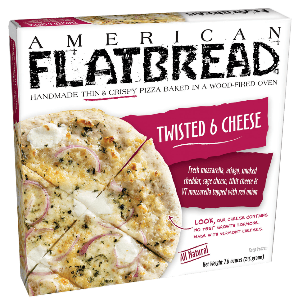 American Flatbread Twisted Six Cheese Pizza, 10 Inch -- 6 per case