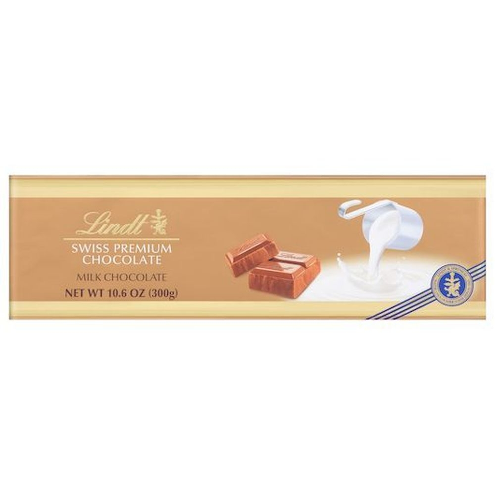 Lindt Swiss Milk Chocolate Gold Bar, 10.6 Ounce -- 44 per case