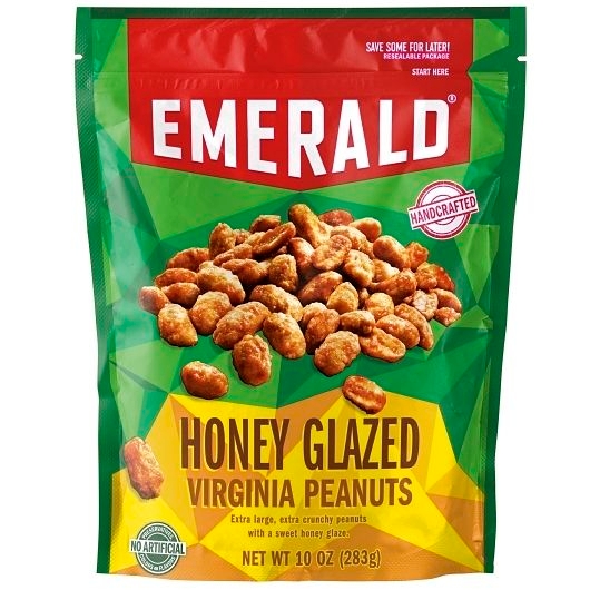 Emerald Honey Glazed Virginia Peanuts, 10 Ounce -- 6 per case