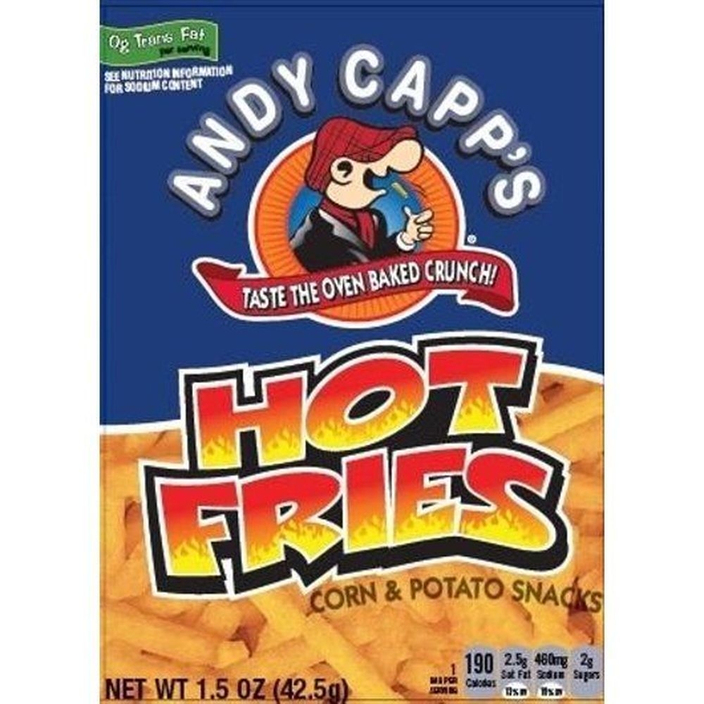Andy Capp Hot Fries, 1.5 Ounce -- 48 per case