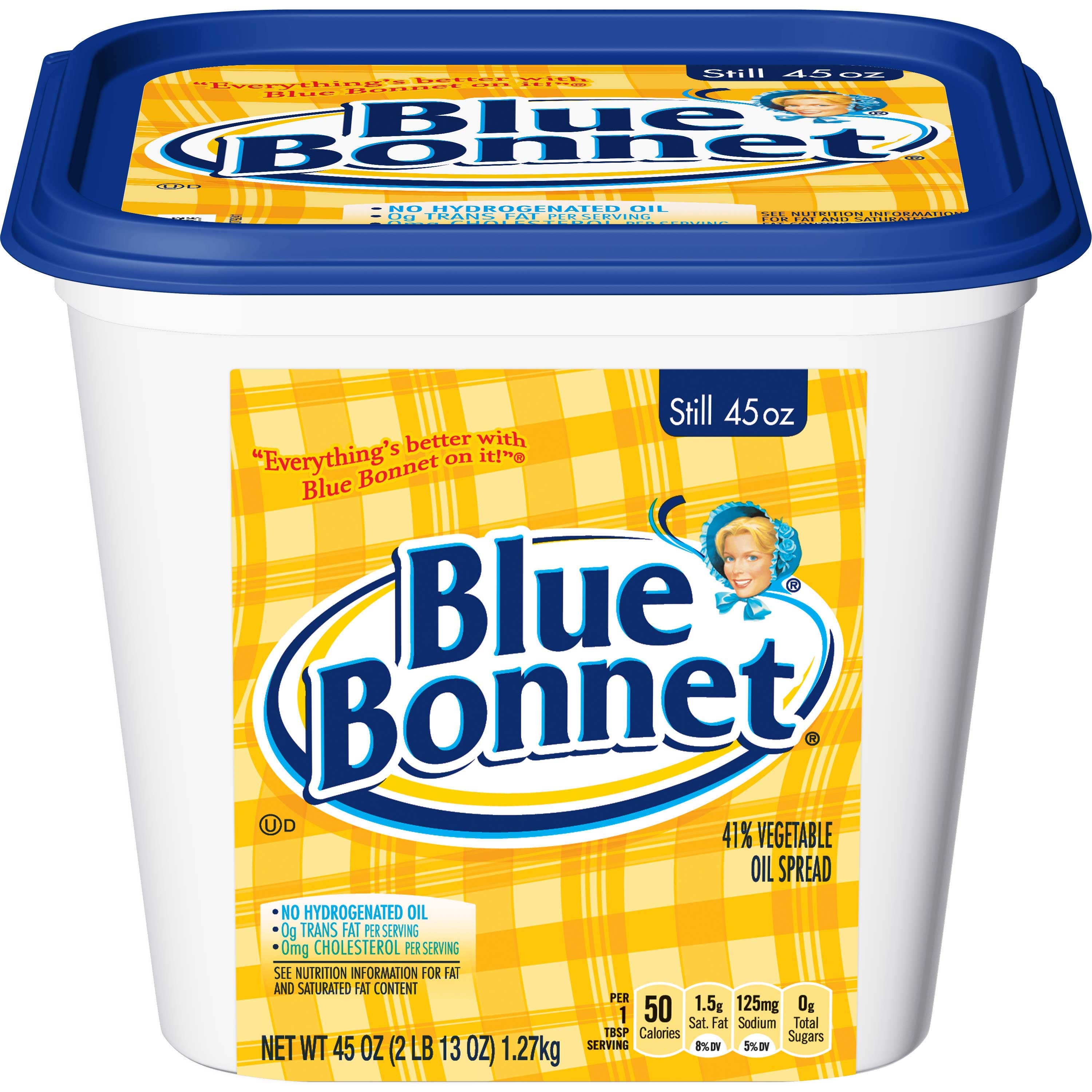 Conagra Blue Bonnet Vegetable Oil Spread, 45 Ounce -- 6 per case.